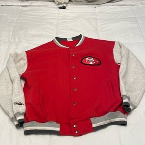 Vintage San Francisco 49ers cotton bomber varsity jacket